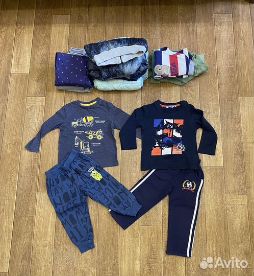 Большой пакет фирменной одежды на мальчика 80-86