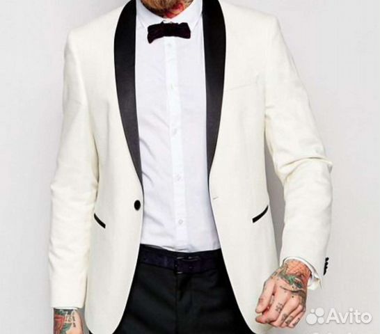 Мужской смокинг белый дизайнерский оригинал купить в Москве | Личные ...