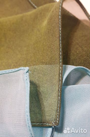 Парео пляжное огромного размера перья павлина