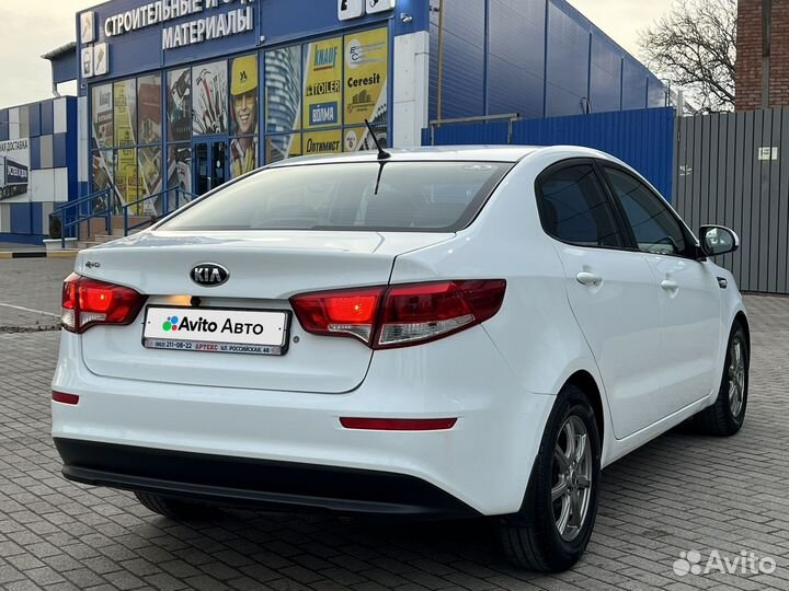 Kia Rio 1.6 AT, 2016, 219 000 км