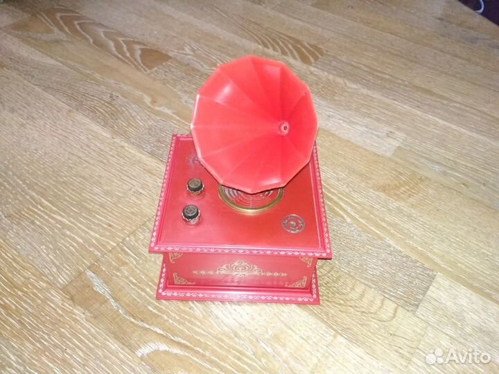 Радиоприемник эхо-2, граммофон, СССР, ретро, винта