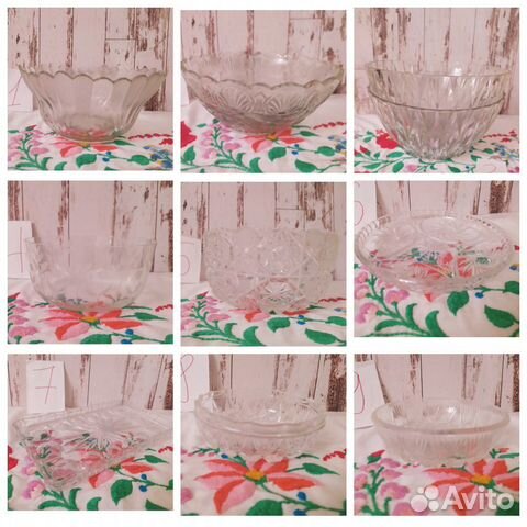 Фарфоровая и стеклянная посуда СССР