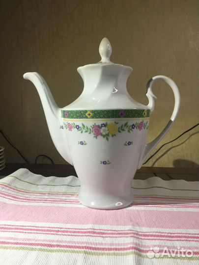 Фарфоровый кофейный сервиз. Рига. 80-е