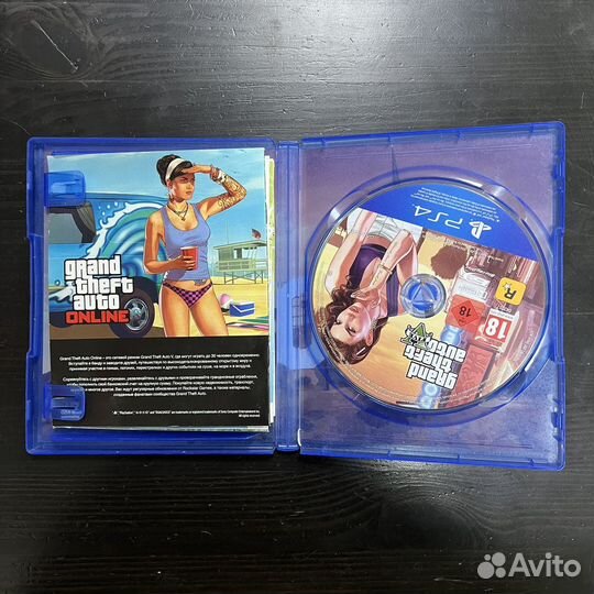 GTA 5 диск PS4