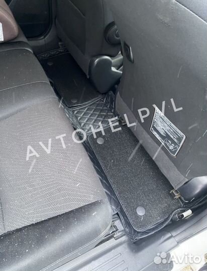 3d коврики toyota wish 20
