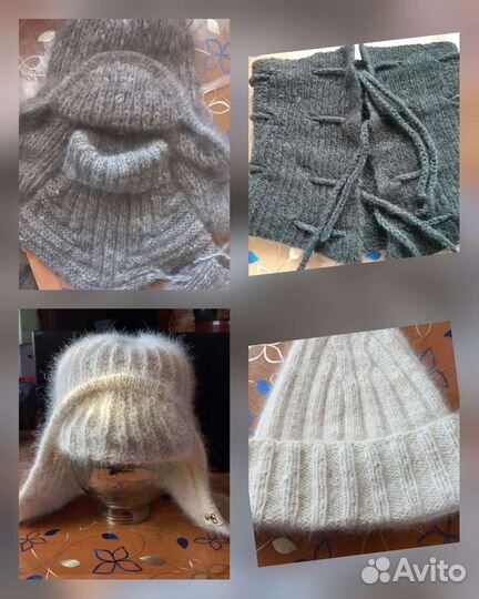 Изделия из самопряденного собачьего пуха