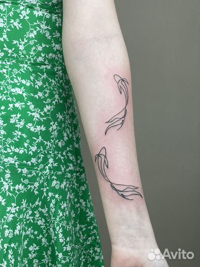 Татуировки, мини тату, парные татуировки