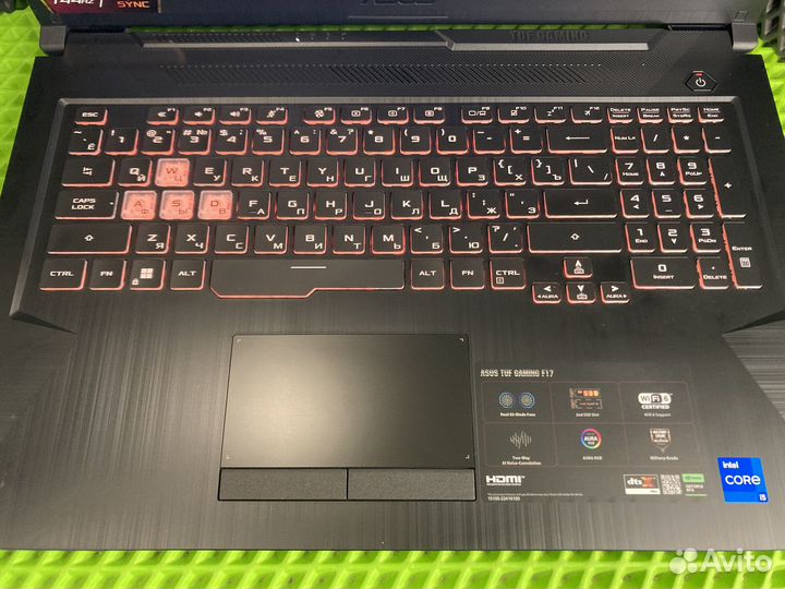 Новый игровой ноутбук Asus TUF 17.3