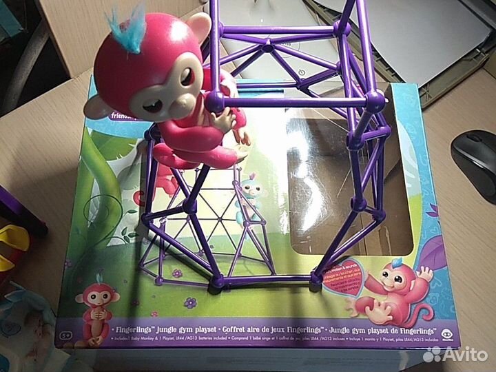 Комплект Fingerlings + обезьянка Aimee оригинал