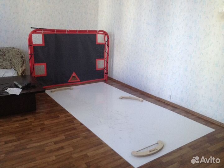 Хоккейные ворота+ искуственный лед 1,5:3м