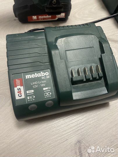 Шуруповерт metabo bs 18 l