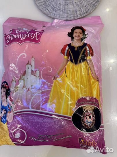 Карнавальный костюм для девочки белоснежка