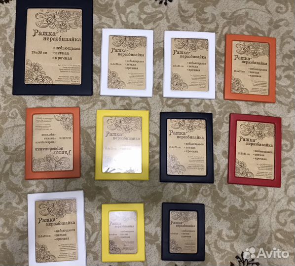 Рамка-неразбивайка лёгкая, небьющаяся, прочная