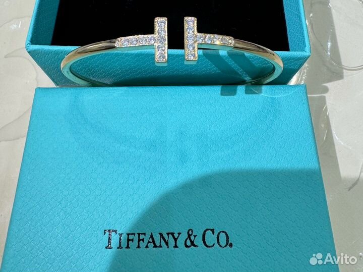 Золотой браслет tiffany