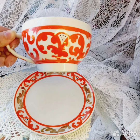 Чайная пара СССР песочное