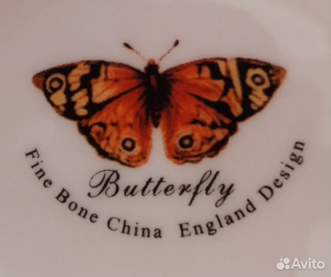 Чашка с блюдцем фарфор