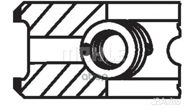 Колец поршневых комплект 00531N0 Mahle/Knecht