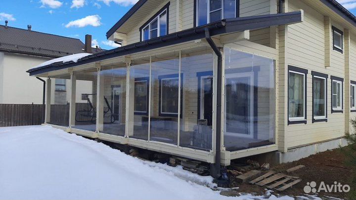 Мягкие окна пвх для веранд и беседок