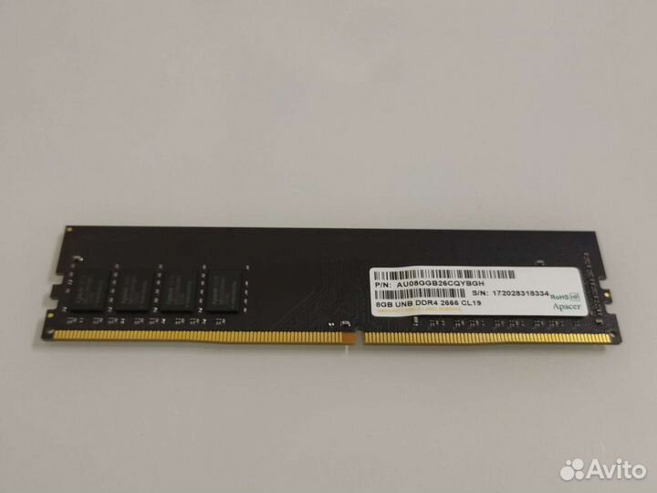 Оперативная память ddr4 8 gb