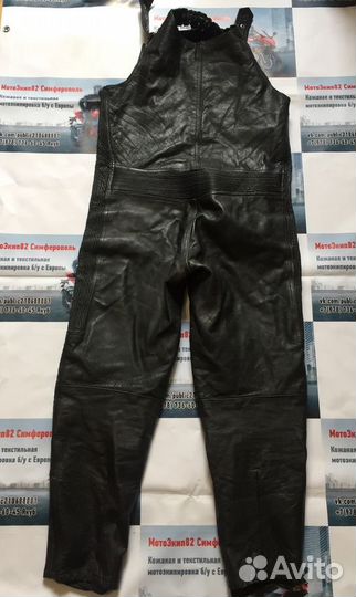 586) Кожаные мото штаны