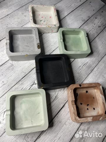 Пепельница подарочный набор изделия из гипса