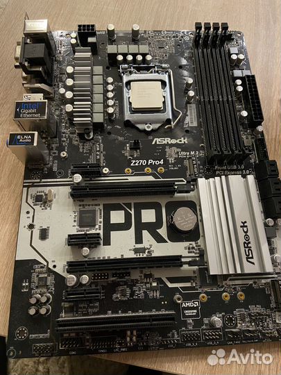 Intel Core i5 6600k + мат. плата ASRock Z270 Pro4