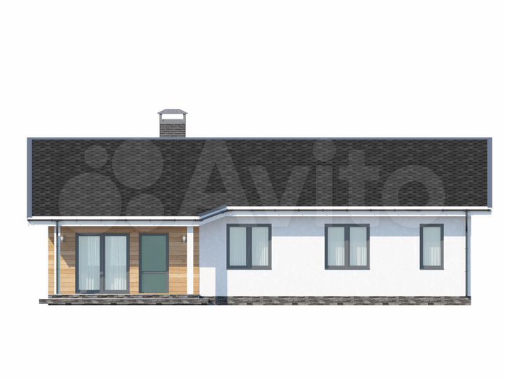 Дом 96 м² на участке 7,1 сот.