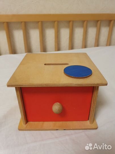 Коробка постоянства монтессори 2 в 1