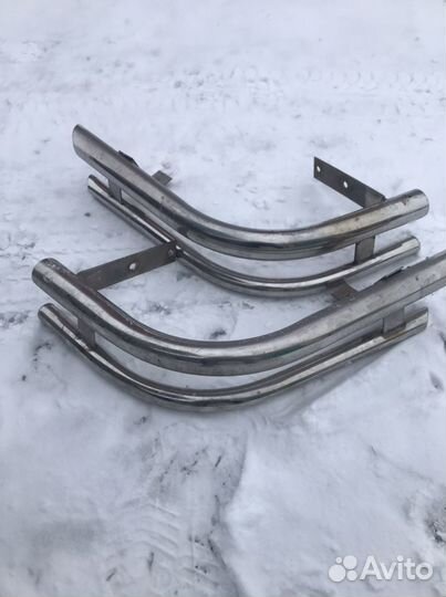 Защита заднего бампера Тойота prado 150