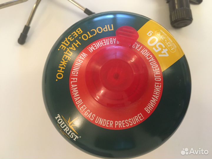 Горелка с баллоном и посудой