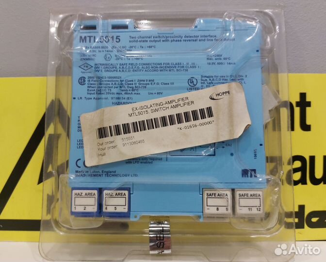 Барьер искробезопасности MTL5015