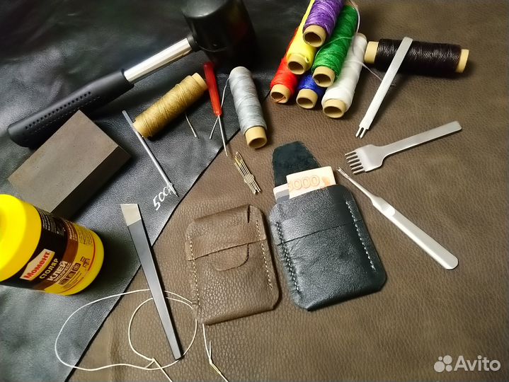 Картхолдер натуральная кожа ручная работа