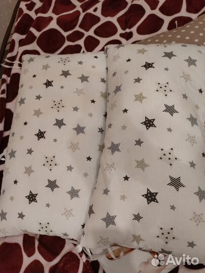 Балдахин с держателем и бортики в кроватку