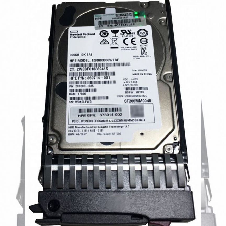 [873034-001] Жесткий Диск Hp 300gb Sas 2,5" Hdd 873034-001
