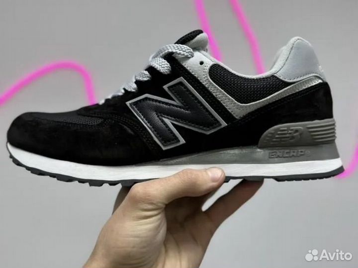 Кроссовки New Balance 574 черные мужские