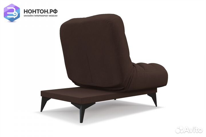 Кресло клик-кляк Арно велюр коричневый