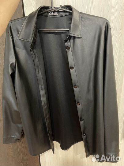 Рубашка женская экокожа