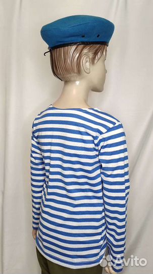 Комплект вдв детский тельняшка и берет