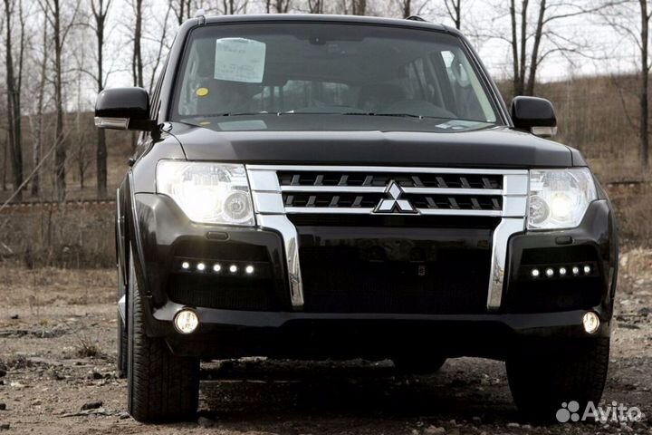 Передний бампер GT Mitsubishi Pajero 4 (2014-2020)