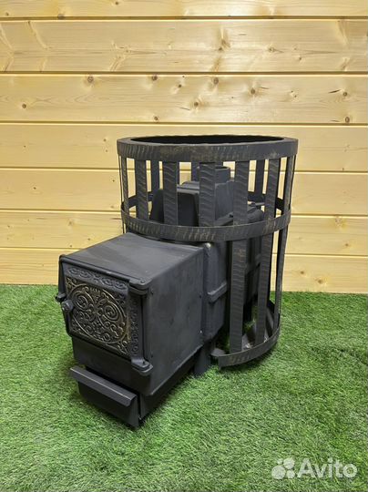 Чугунная печь для бани