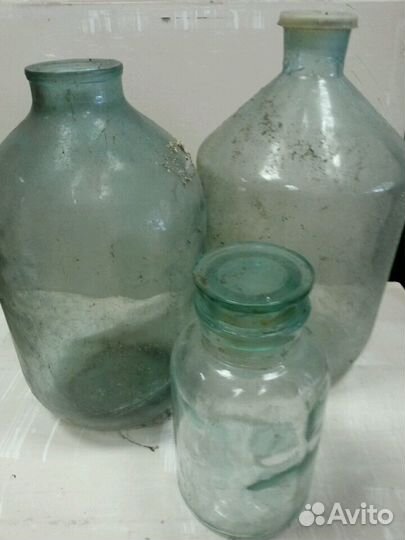 Банка, бутыль стекло 3л, 10л, 19л