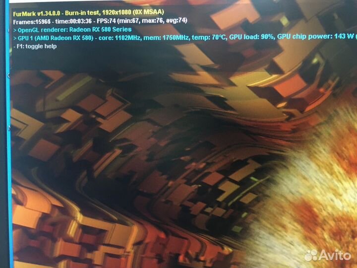 Видеокарта RX580 4GB 2304SP Asus