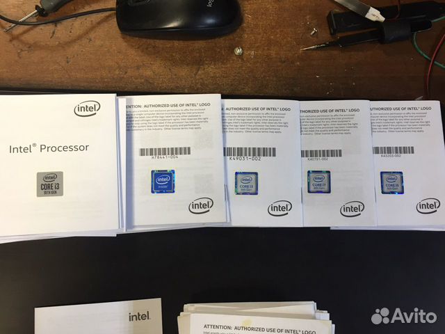 Наклейки интел intel от процессоров