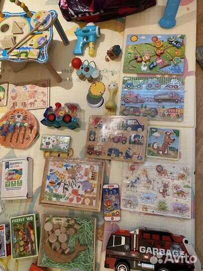 Развивающие игрушки пакетом