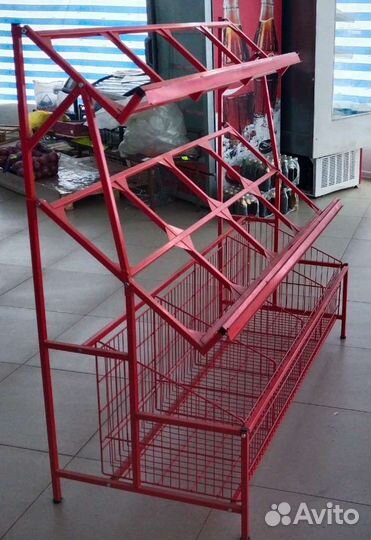 Стеллаж металлический для овощей