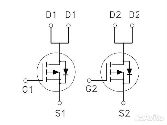 Микросхема EMF20B02V P-Channel MOSFET 30V 8.5A ED