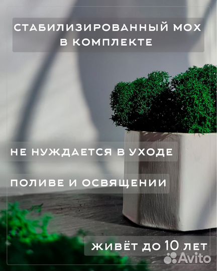 Кашпо из гипса