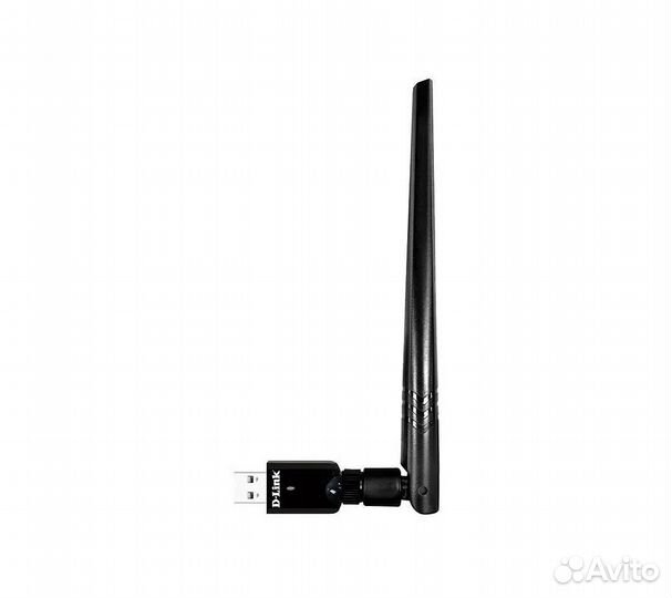 Wi-Fi адаптер D-link DWA-185/RU/E1A, черный
