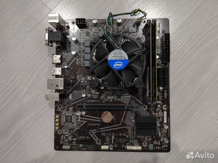Комплект gigabyte H510M H+i3 10105F BOX+16 Гб