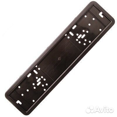 Рамка для номера нержавейка черная новая